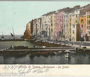 60355  - CARTOLINA d'Epoca - LA SPEZIA provincia -  Porto Venere  1903