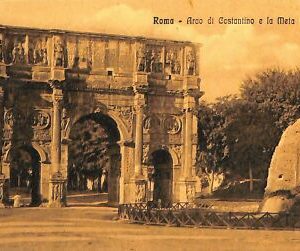ab0604 - VINTAGE POSTKARTE - ROM Stadt: Konstantinsbogen