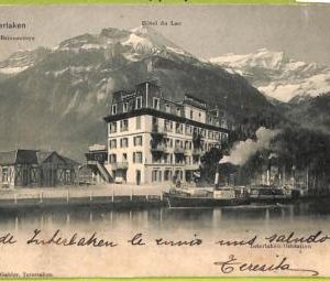 ad4476 - SWITZERLAND Schweitz - Ansichtskarten VINTAGE POSTCARD -Interlaken-1903