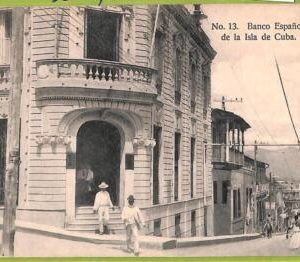 aa5937 - HABANA - Vintage Postcard - Banco Espanos de la Isla