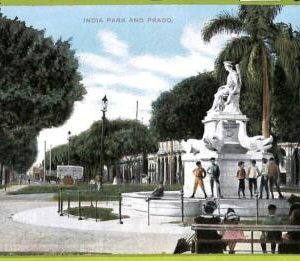 aa5978 - HABANA - Vintage Postcard - India Park and Prado