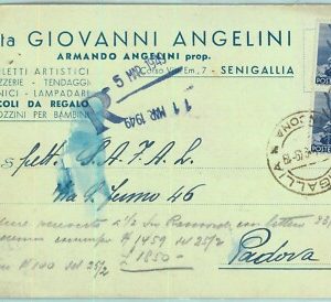 97425 - CARTOLINA d'Epoca -  ANCONA  provincia  - SENIGALLIA  1945