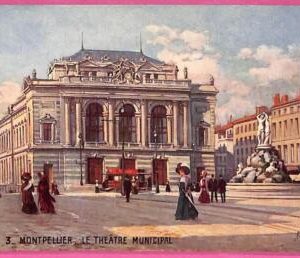 af9421 - FRANCE - VINTAGE POSTCARD Ansichtskarten - Montpellier THEATRE