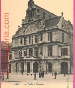 af9415 - BELGIUM - VINTAGE POSTCARD Ansichtskarten - Gand THEATRE Flamand
