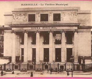 af9417 - FRANCE - VINTAGE POSTCARD - THEATRE Opera Municipal MARSEILLE