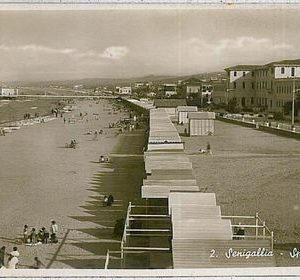 31560  CARTOLINA d'Epoca ANCONA provincia : SENIGALLIA  Spiaggia