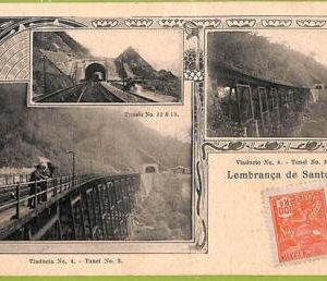 ah0133 - BRAZIL - VINTAGE POSTCARD - Santos