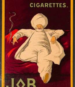 Lib586 - CARTOLINA d'Epoca - PUBBLICITARIA Illustrata:  Cappiello JOB Cigarette