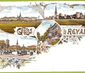 ae9581 - ESTONIA - Ansichtskarten VINTAGE POSTCARD - Gruss aus  Reval - 1897