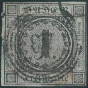 77903d - GERMANY Baden -  STAMP:  Michel  #  5  - USED