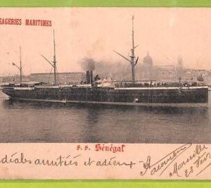 af7737 - FRANCE - VINTAGE POSTCARD Ansichtskarten - 1905 - SHIP "Senegal " NAVI