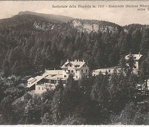 40796    CARTOLINA d'Epoca - BOLZANO - MENDOLA : RISTORANTE BELLAVISTA  1924