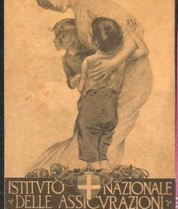 Lib612 - CARTOLINA d'Epoca - PUBBLICITARIA Illustrata: INA  Metlicovitz?