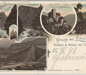 40695  -  CARTOLINA d'Epoca - BOLZANO :  GRUSS AUS  Lana 1898