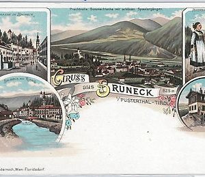 40620 - CARTOLINA d'Epoca - BOLZANO  -  GRUSS AUS BRUNECK  Brunico