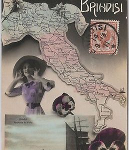 43978 - CARTOLINA d'Epoca - BRINDISI Città - SALUTI   1911 - BELLA!!