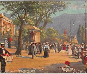 CARTOLINA d'Epoca - BOLZANO - MERANO - Oillette PROMENADE