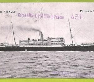 af7734  - ITALY -VINTAGE POSTCARD Ansichtskarten - 1931- SHIP "Italia" NAVI