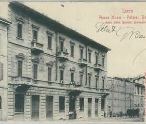 76711  - CARTOLINA d'Epoca -  LECCO Citta' :  PIAZZA MUZZI  1902