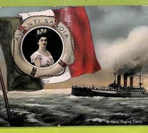 af7733  - ITALY -VINTAGE POSTCARD Ansichtskarten - 1917- NAVI Regina Elena SHIP
