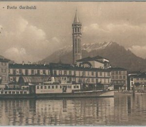 76717  - CARTOLINA d'Epoca -  LECCO Citta' :  PORTO GARIBALDI  1916