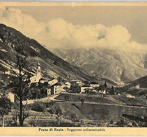 40827  CARTOLINA d'Epoca - UDINE -  Prato di Resia 1952