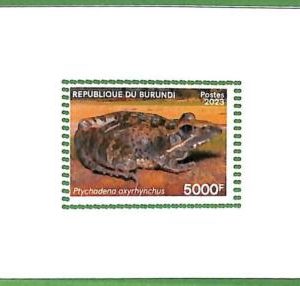 B1214 - BURUNDI - ERROR MISPERF Stamp Sheet - 2023 - Animals, Mouse