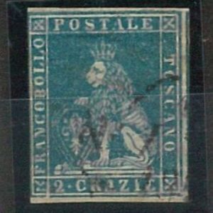 ANTICHI STATI -  TOSCANA : Sassone 5  USATO - BELLO!