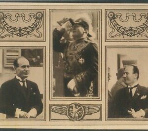 LIB196 - CARTOLINA d'Epoca  - PNF serie "IL VOLTO DI BENITO"