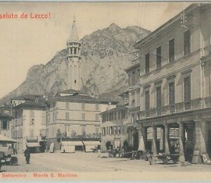 76735 - CARTOLINA d'Epoca -  LECCO Citta' :  PIAZZA XX Settembre