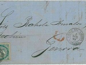 34669 - SPAIN España - POSTAL HISTORY - COVER sobre E. 100  Puebla del Caramiñal