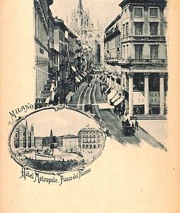 ab1026 - CARTOLINA D'EPOCA - MILANO Città : Corso Vittorio Emanuele