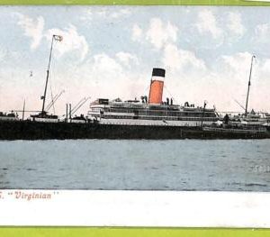 af7781  - GB -VINTAGE POSTCARD Ansichtskarten - SHIP "Virginian" NAVI