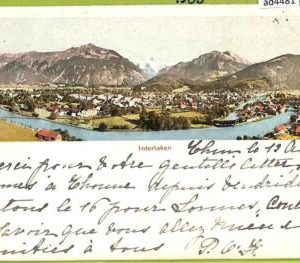 ad4481 - SWITZERLAND Schweitz - Ansichtskarten VINTAGE POSTCARD -Interlaken-1905