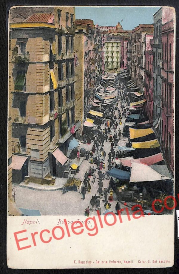 ag9789 - CARTOLINE D'EPOCA - Napoli Citta - Basso Porto