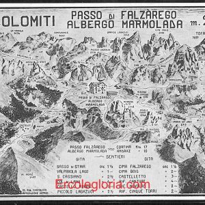 ae1005 - CARTOLINA  D'EPOCA - Belluno Citta - Dolomiti