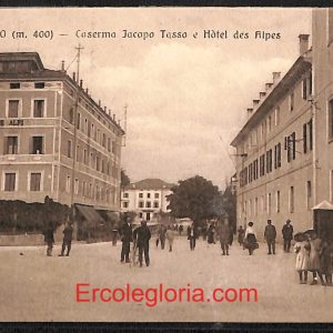 ae1016 - CARTOLINA  D'EPOCA - Belluno Citta - Hotel des Aipes