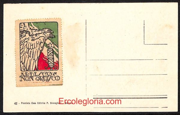 ae1016 - CARTOLINA  D'EPOCA - Belluno Citta - Hotel des Aipes - immagine 2