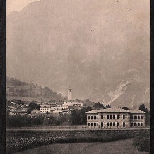 ae0976 - CARTOLINA  D'EPOCA - Belluno Citta - Scuole Comunali di Bolzano