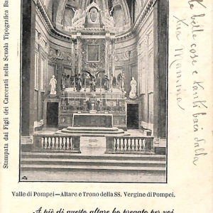 ab8385 - CARTOLINA  D'EPOCA - Napoli  Provincia  - POMPEI  1910