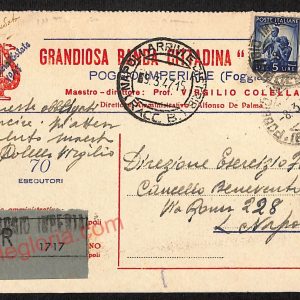 ag0267 - CARTOLINA D'EPOCA - Foggia Provincia - Poggio Imperiale