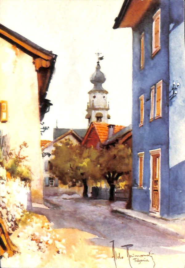 ab5650 - CARTOLINA  D'EPOCA - Trento Provincia :  FOLGARIA 1961