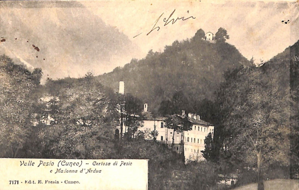 ab4885 -  CARTOLINA  D'EPOCA -  Cuneo Provincia -  PESIO