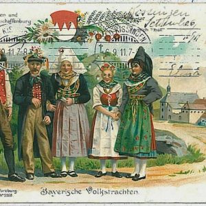 33515 - Ansichtskarten VINTAGE POSTCARD: GERMANY Deutschland - BAYERISCHE VOLKST