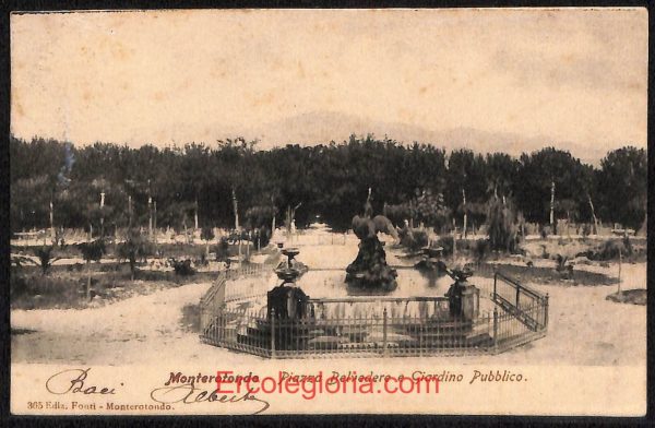 ad8377 - CARTOLINA D'EPOCA - Roma Provincia - Monterotondo  1900