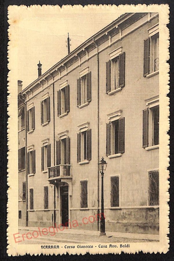 ae6015 - CARTOLINA D'EPOCA - Ferrara Città - Corso Giovecca  1916