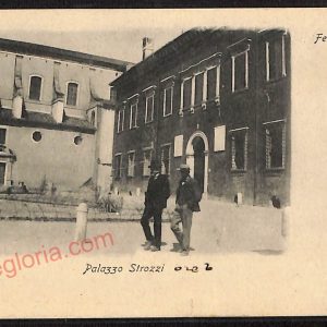 ae6018 - CARTOLINA D'EPOCA - Ferrara Città - Palazzo Strozzi  1911