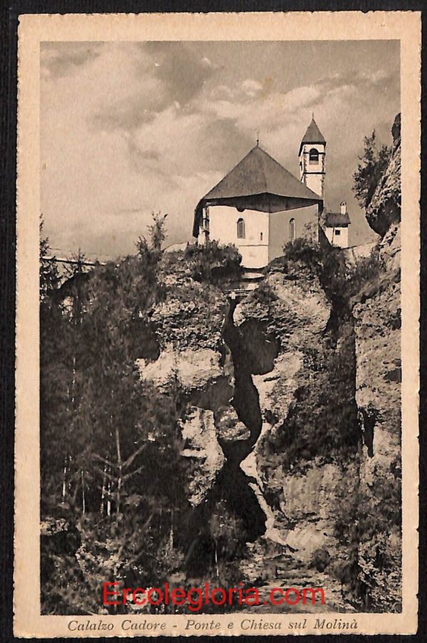 ae1109 - CARTOLINA  D'EPOCA - Belluno Provincia - Calalzo di Cadore