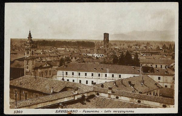ab4751 -  CARTOLINA  D'EPOCA -  Cuneo Provincia -  SAVIGLIANO