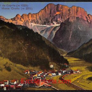ae1117 - CARTOLINA  D'EPOCA - Belluno Provincia - Caprile